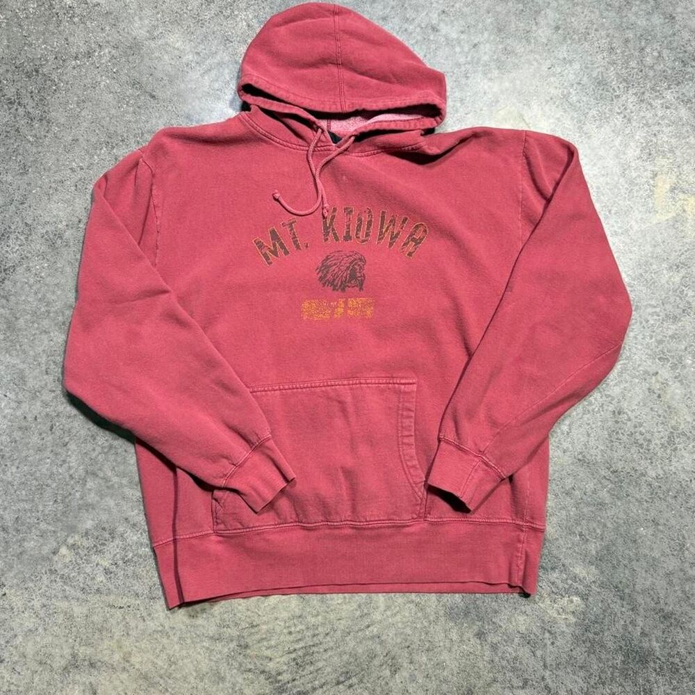 Rue-21 Men's Red and Burgundy Hoodie‎